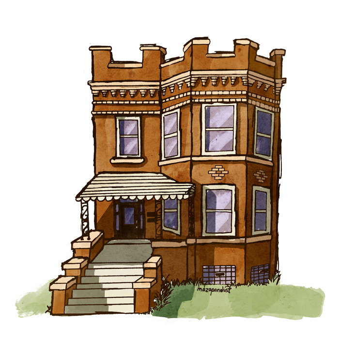 brown 2-flat