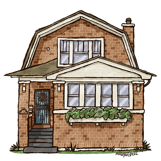 brick bungalow